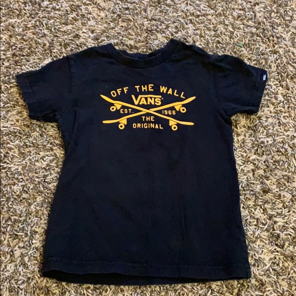 Vans tee shirt 2T black logo